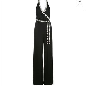 Swarovski-embellished Jumpsuit In Black